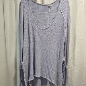Free People Waffle Knit Sweater